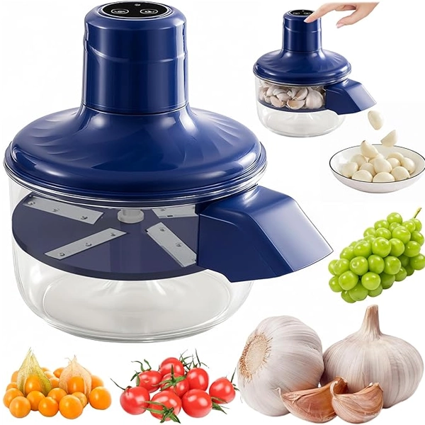 Electric Automatic Grape Peeling Machine One-Touch Garlic Peeler for Grapes Garlic Jujube Small Fruits