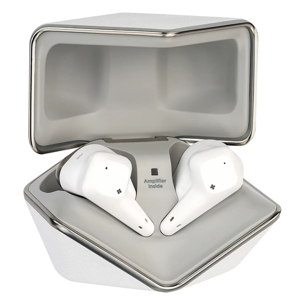 HIFIMAN SVANAR Wireless Jr Noise Cancelling Bluetooth In-Ear Hi-Fi Earphones with Built-in Amplifier & Topology Diaphragm (White)