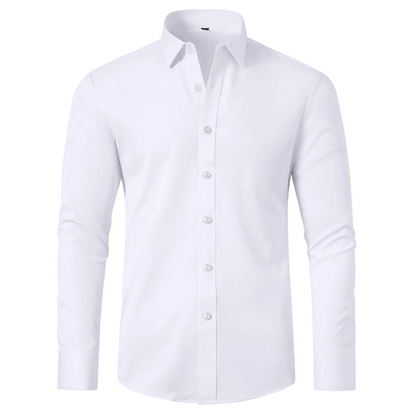 Men’s Premium Non-Iron Stretch Long Sleeve Formal Shirt (Plus Size Available)